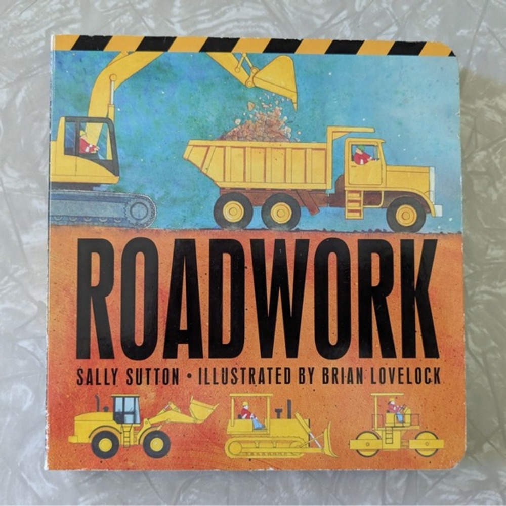 Roadwork Board Book Sally Sutton‎ Brian Lovelock Construction Trucks